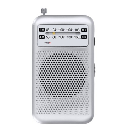 Radio personnalisée pas cher Mester Couleurs : argenté
