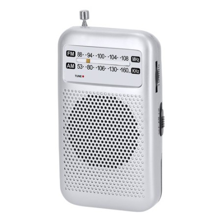 Radio personnalisée pas cher Mester Couleurs : argenté goodies publicitaire événementiel