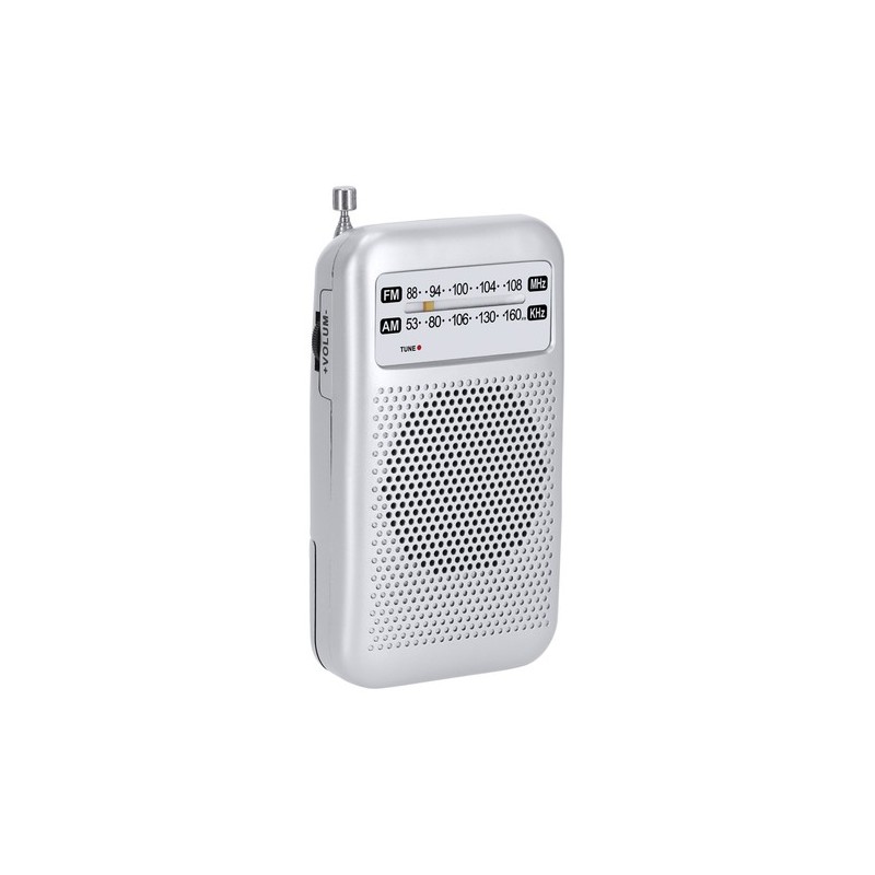 Radio personnalisée pas cher Mester Couleurs : argenté objet promotionnel éco-responsable