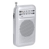 Radio personnalisée pas cher Mester Couleurs : argenté objet promotionnel éco-responsable