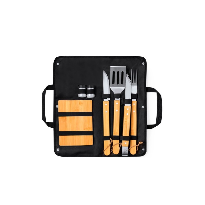 Set de Cuisine Barbecue Personnalisé pas cher Estrol Matières : bambou impression haute définition