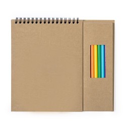 Crayons de Couleur Éco-responsables Personnalisés pas cher - Set Mertens Matières : carton recyclé 2