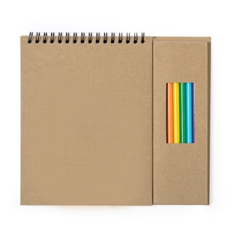 Crayons de Couleur Éco-responsables Personnalisés pas cher - Set Mertens Matières : carton recyclé personnalisable avec votre lo