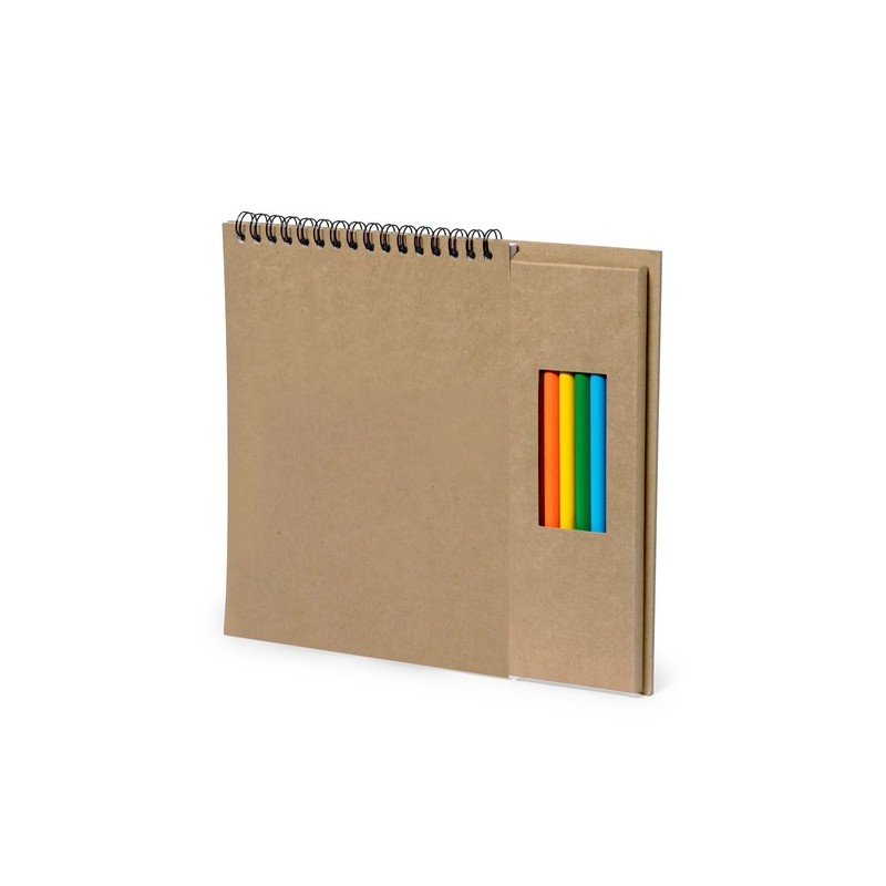 Crayons de Couleur Éco-responsables Personnalisés pas cher - Set Mertens Matières : carton recyclé cadeau entreprise pas cher