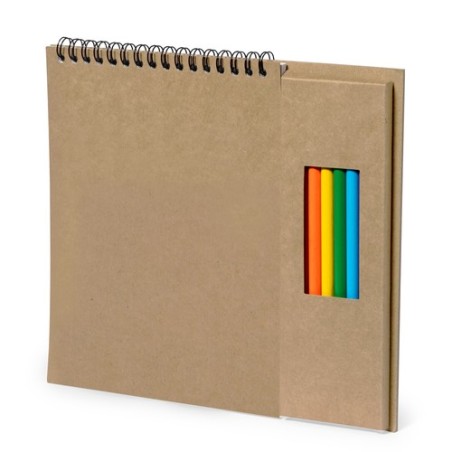 Crayons de Couleur Éco-responsables Personnalisés pas cher - Set Mertens Matières : carton recyclé cadeau entreprise pas cher