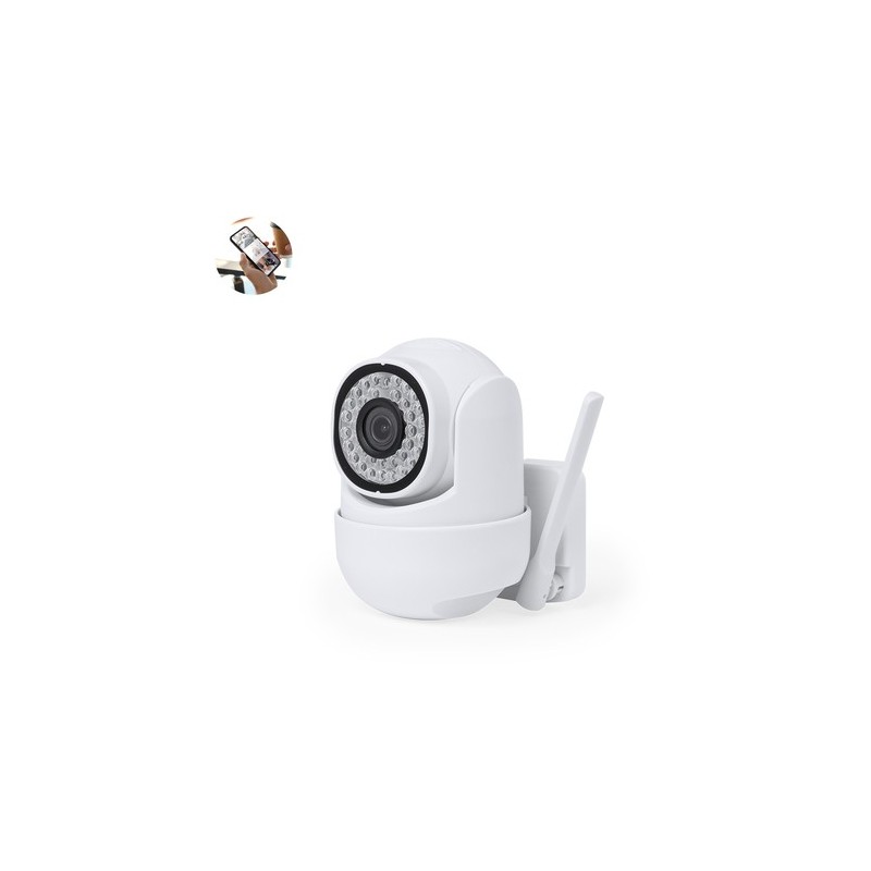 Caméra de Sécurité HD Intelligente avec Alarme Personnalisée pour Maison Grotex Couleurs : blanc personnalisable avec votre logo