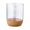 Verre Éco-Responsable Personnalisé en Borosilicate Bixlo Matières : liège Couleurs : noir goodies entreprise design