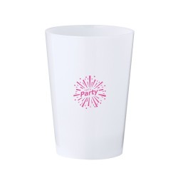 Verre Lumineux Personnalisable 340ml Armos Matières : polystyrène (PS) Couleurs : blanc