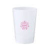 Verre Lumineux Personnalisable 340ml Armos Matières : polystyrène (PS) Couleurs : blanc