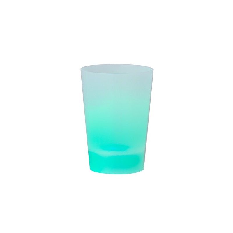Verre Lumineux Personnalisable 340ml Armos Matières : polystyrène (PS) Couleurs : blanc goodies publicitaire événementiel