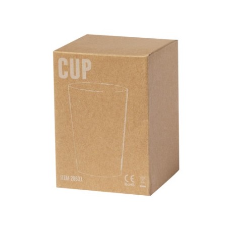 Verre Lumineux Personnalisable 340ml Armos Matières : polystyrène (PS) Couleurs : blanc cadeau collaborateur premium
