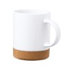 Tasse Éco-responsable Personnalisable Sublimation - Nala Matières : liège Couleurs : blanc goodies publicitaire événementiel