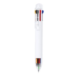 Stylo Bille Multicouleur Personnalisé de Kiviuk Couleurs : blanc