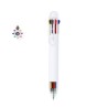 Stylo Bille Multicouleur Personnalisé de Kiviuk Couleurs : blanc personnalisable avec votre logo