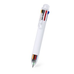 Stylo Bille Multicouleur Personnalisé de Kiviuk Couleurs : blanc cadeau entreprise pas cher