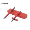 Set Stylos Publicitaires Personnalisés Bostit Matières : aluminium Couleurs : bleu objet promotionnel éco-responsable