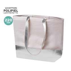 Sac de Shopping Éco-responsable Personnalisé en Coton Recyclé Hitalax Matières : coton Couleurs : rose 2