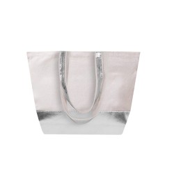 Sac de Shopping Éco-responsable Personnalisé en Coton Recyclé Hitalax Matières : coton Couleurs : rose impression haute définiti
