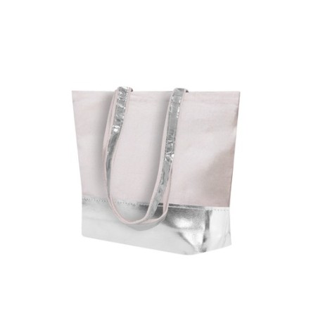 Sac de Shopping Éco-responsable Personnalisé en Coton Recyclé Hitalax Matières : coton Couleurs : rose objet promotionnel éco-re
