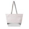 Sac de Shopping Éco-responsable Personnalisé en Coton Recyclé Hitalax Matières : coton Couleurs : argenté marquage couleur éclat