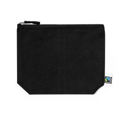 Nécessaire Éthique Personnalisée en Coton pas cher - Trousse Yink Fairtrade Matières : coton Couleurs : noir