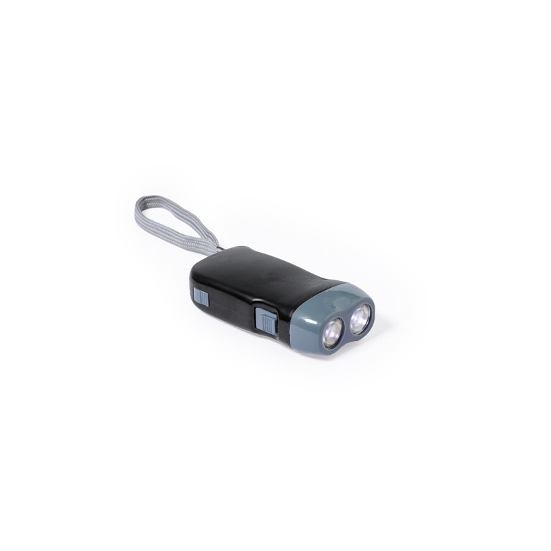 Lampe Torche Éco-responsable Compacte Personnalisée - Sena Couleurs : noir