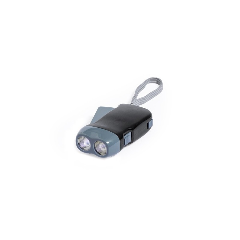 Lampe Torche Éco-responsable Compacte Personnalisée - Sena Couleurs : noir personnalisable avec votre logo