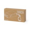 Lampe Torche Éco-responsable Compacte Personnalisée - Sena Couleurs : noir marquage laser ultra précis