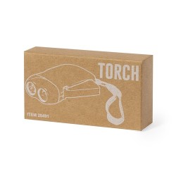 Lampe Torche Éco-responsable Compacte Personnalisée - Sena Couleurs : noir livraison express 24h 48h