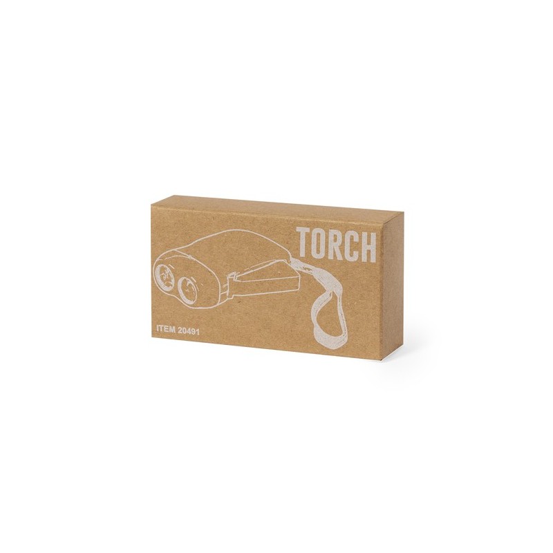 Lampe Torche Éco-responsable Compacte Personnalisée - Sena Couleurs : noir livraison express 24h 48h