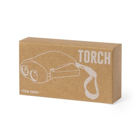 Lampe Torche Éco-responsable Compacte Personnalisée - Sena Couleurs : noir livraison express 24h 48h