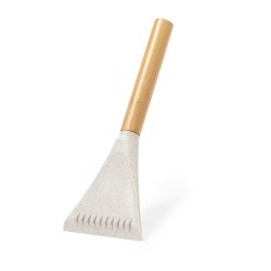 Gratte-Glace Éco-responsable Personnalisé - Nigex Matières : bambou Couleurs : naturel cadeau entreprise pas cher
