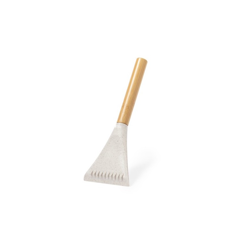 Gratte-Glace Éco-responsable Personnalisé - Nigex Matières : bambou Couleurs : naturel cadeau entreprise pas cher