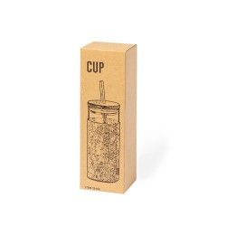 Verre Éco-responsable Personnalisé Élégant - Zilber pas cher Matières : bambou Couleurs : gris objet promotionnel éco-responsabl