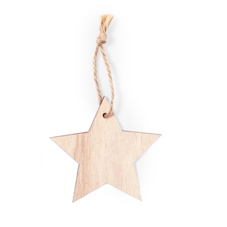 Ornements en Bois Personnalisés Éco-responsables de Noël Fultom Matières : bois objet promo petit budget