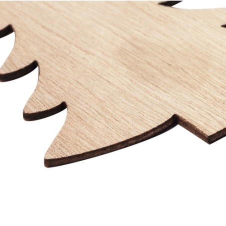 Ornements en Bois Personnalisés Éco-responsables de Noël Fultom Matières : bois marquage couleur éclatante