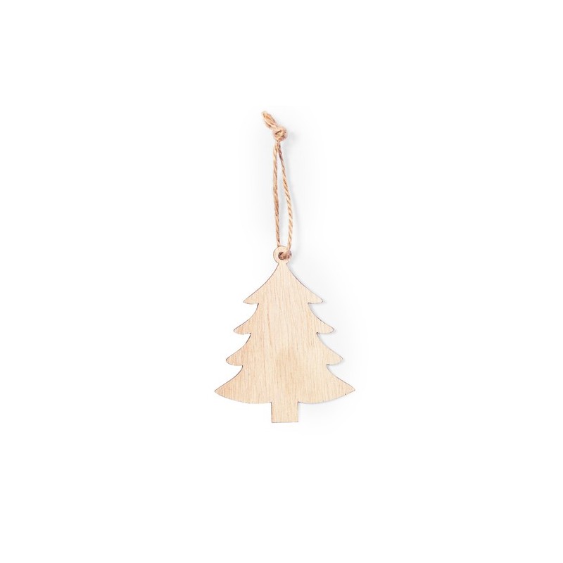 Ornements en Bois Personnalisés Éco-responsables de Noël Fultom Matières : bois goodies publicitaire durable