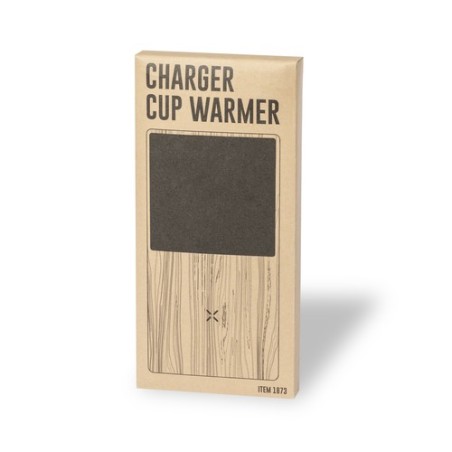 Chauffe-tasses chargeur personnalisé pas cher Nodens Matières : bambou livraison express 24h 48h
