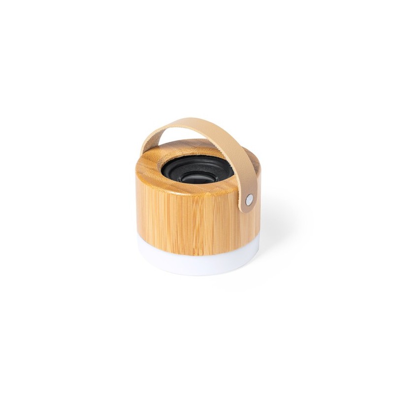 Enceinte Bluetooth Personnalisée Durbal Matières : bambou personnalisable avec votre logo