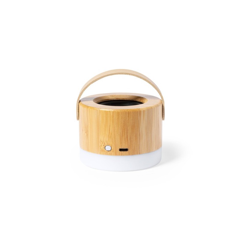 Enceinte Bluetooth Personnalisée Durbal Matières : bambou cadeau entreprise pas cher