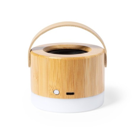 Enceinte Bluetooth Personnalisée Durbal Matières : bambou cadeau entreprise pas cher