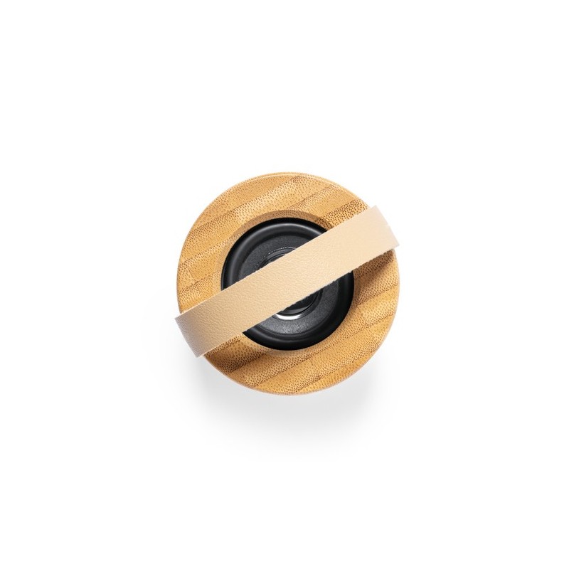 Enceinte Bluetooth Personnalisée Durbal Matières : bambou goodies publicitaire événementiel