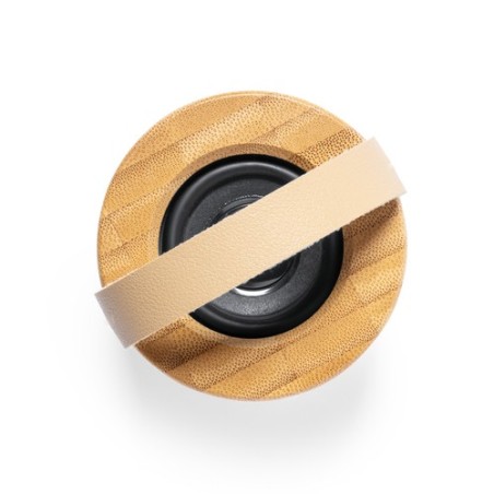 Enceinte Bluetooth Personnalisée Durbal Matières : bambou goodies publicitaire événementiel