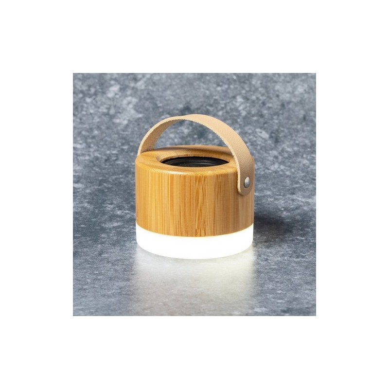 Enceinte Bluetooth Personnalisée Durbal Matières : bambou impression haute définition