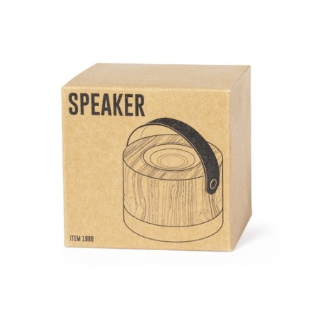Enceinte Bluetooth Personnalisée Durbal Matières : bambou objet promotionnel éco-responsable