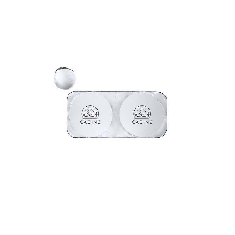 Pare-Soleil Personnalisé Pratique Éco-responsable Accessoire Auto Sertark Matières : polyester