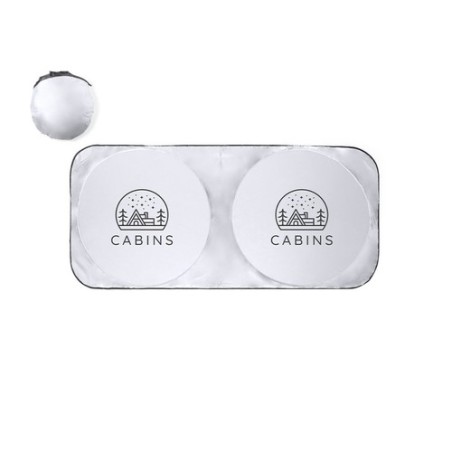 Pare-Soleil Personnalisé Pratique Éco-responsable Accessoire Auto Sertark Matières : polyester