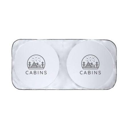 Pare-Soleil Personnalisé Pratique Éco-responsable Accessoire Auto Sertark Matières : polyester personnalisable avec votre logo