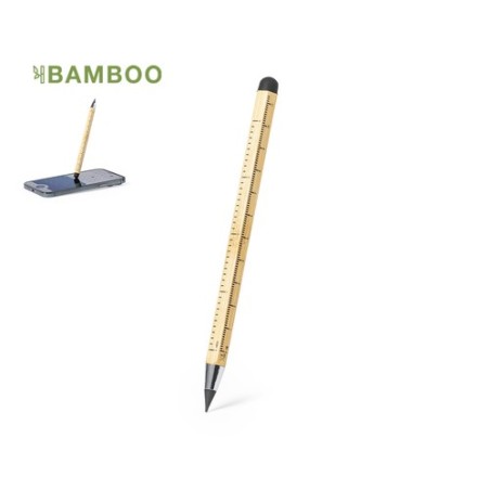 Crayon Multifonction Éco-responsable Personnalisé Éternel Suriak Matières : bambou