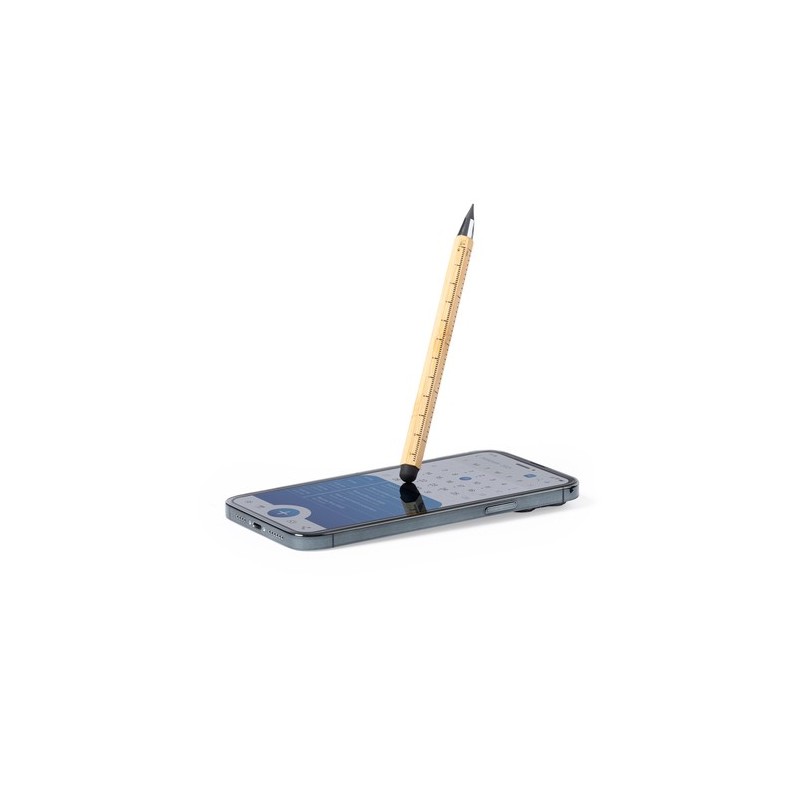 Crayon Multifonction Éco-responsable Personnalisé Éternel Suriak Matières : bambou impression haute définition
